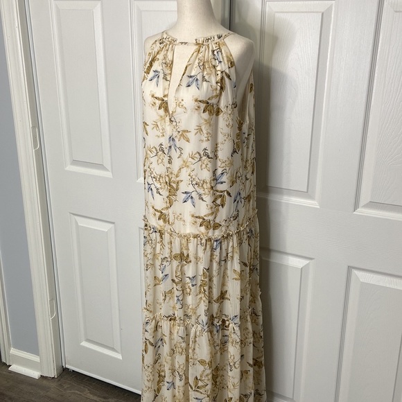 Anthropologie DREW Naomi Vintage Floral Cream Maxi Dress - Picture 6 of 8